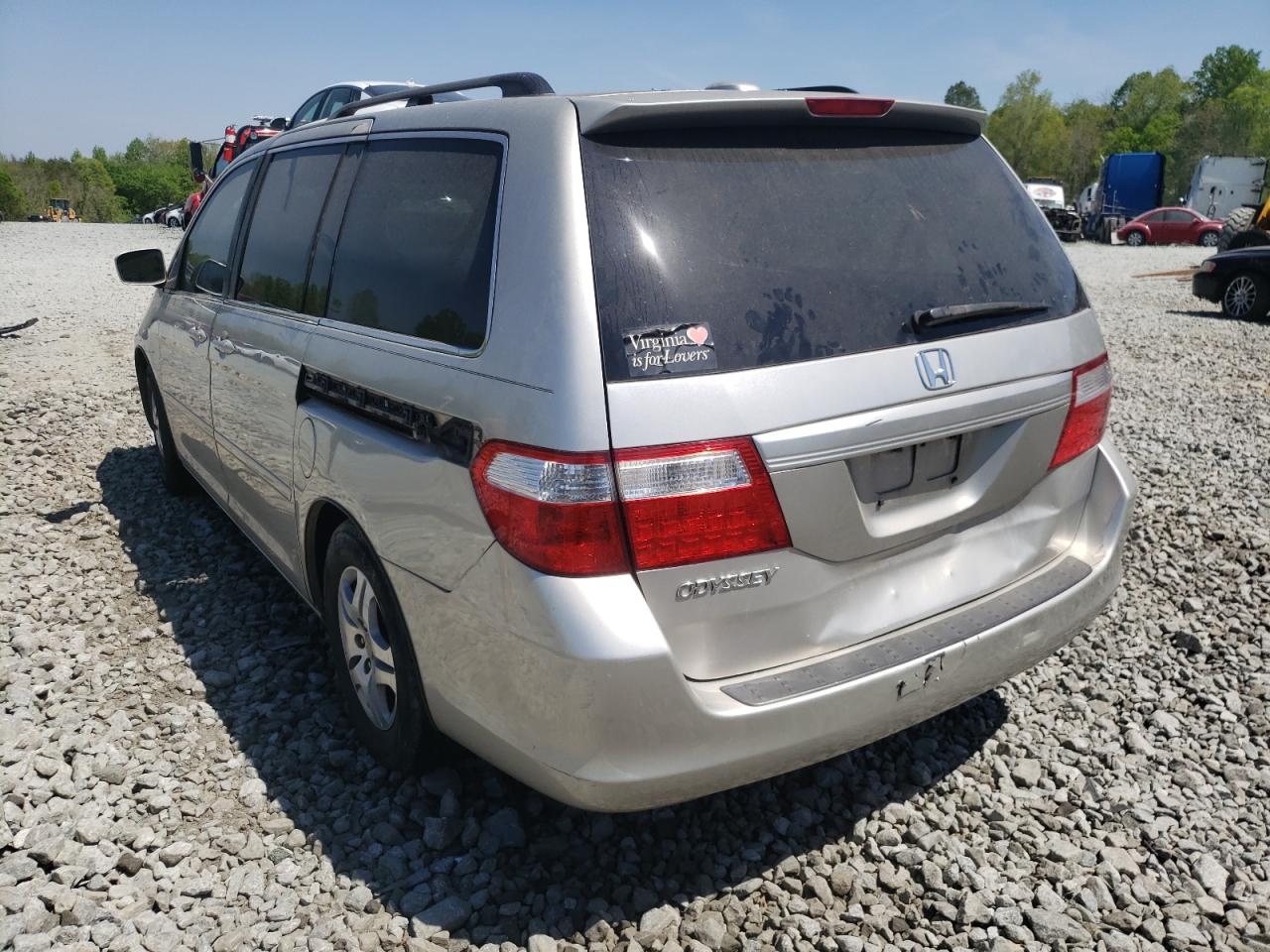 Photo 3 from auction – 2007 HONDA ODYSSEY EX with VIN 5FNRL38767B043318