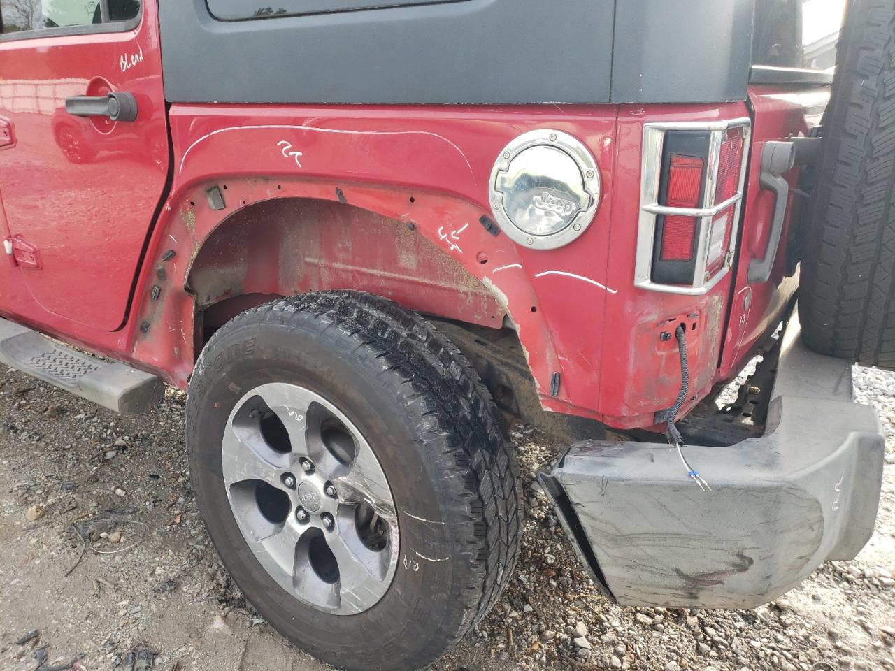 Photo 9 from auction – 2008 JEEP WRANGLER U with VIN 1J4GA39158L537573