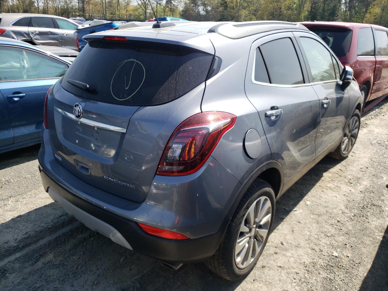 Photo 4 from auction – 2019 BUICK ENCORE PRE with VIN KL4CJASB0KB843843