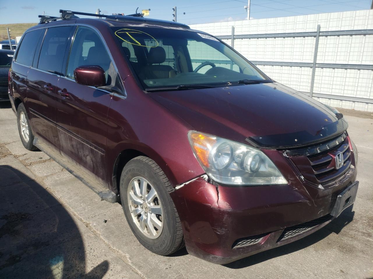 HONDA ODYSSEY EX 2008 with VIN 5FNRL38678B417430 - Photo from auction