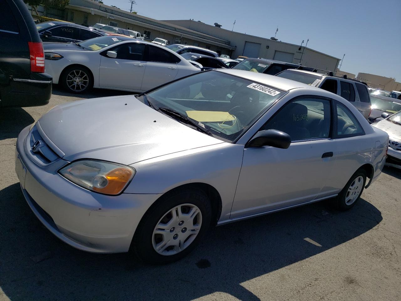 Photo 2 from auction – 2001 HONDA CIVIC LX with VIN 1HGEM22571L072359