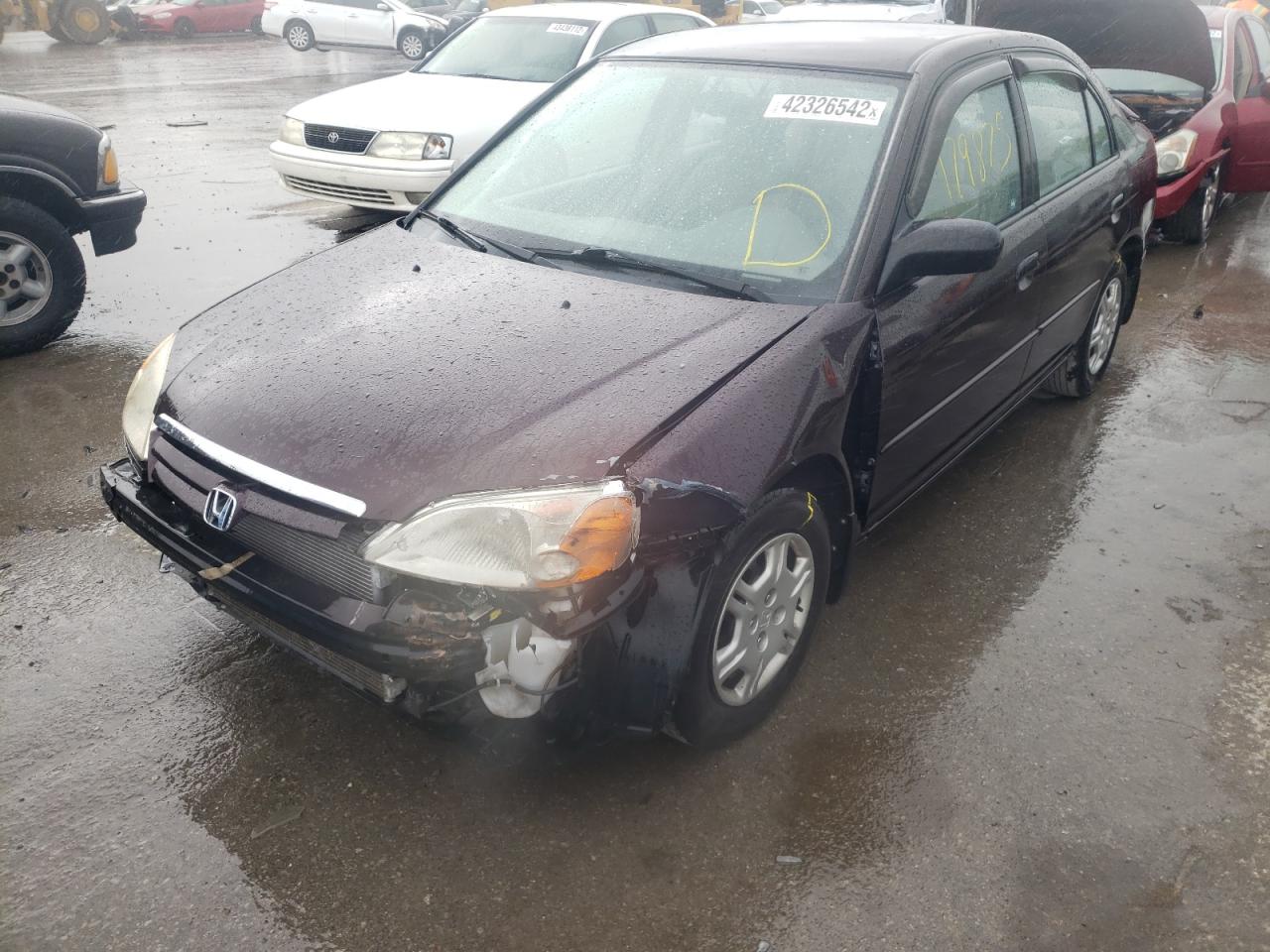 Photo 2 from auction – 2001 HONDA CIVIC LX with VIN 1HGES16531L006871