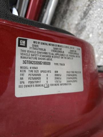 Photo 10 from auction – 2009 GMC SIERRA K15 with VIN 3GTEK23309G186939