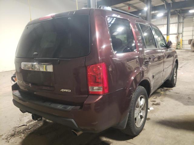 Photo 4 from auction – 2010 HONDA PILOT EXL with VIN 5FNYF4H67AB002266