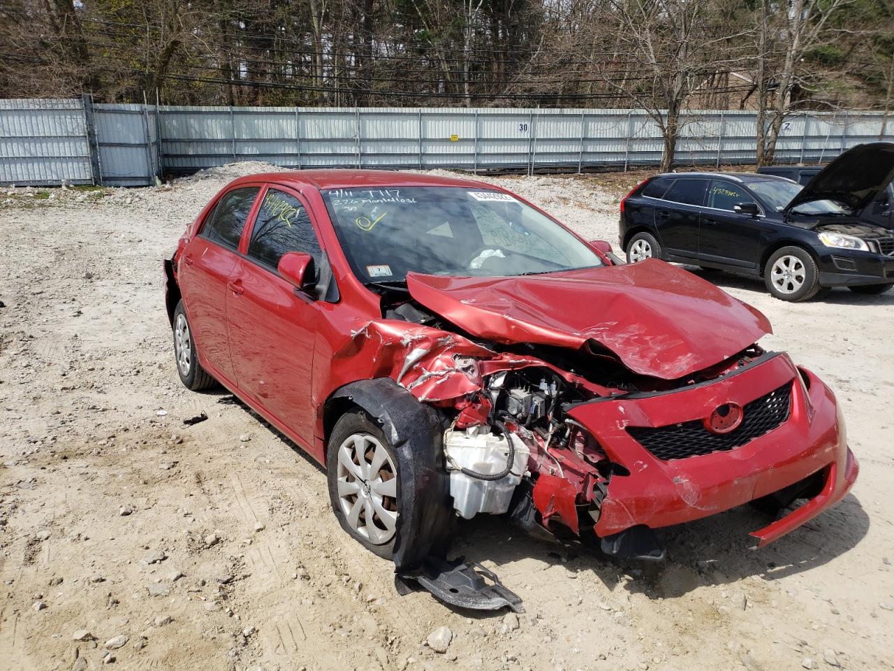 TOYOTA COROLLA BA 2009 with VIN JTDBL40E39J047856 - Photo from auction