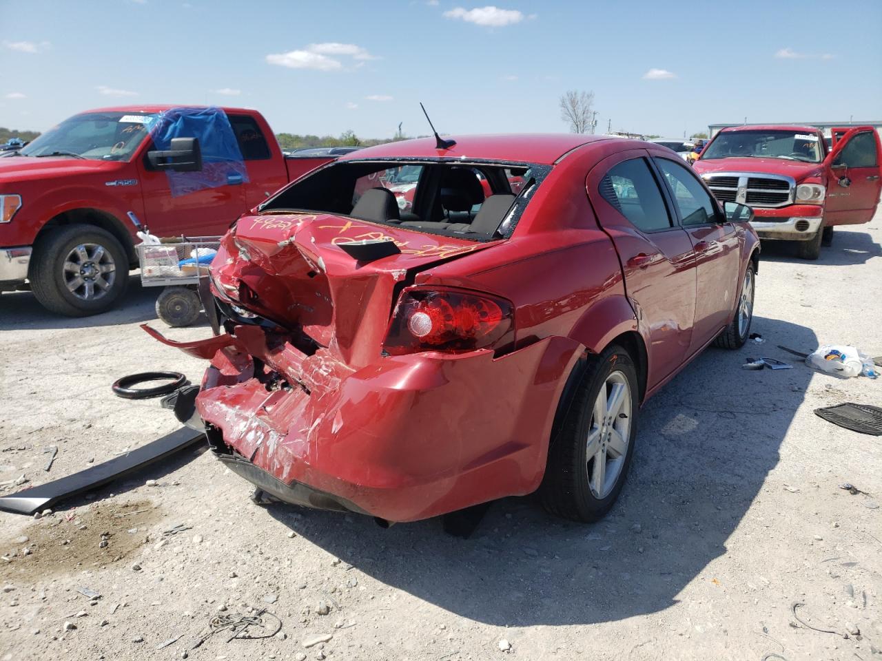Photo 4 from auction – 2013 DODGE AVENGER SE with VIN 1C3CDZAB8DN565017