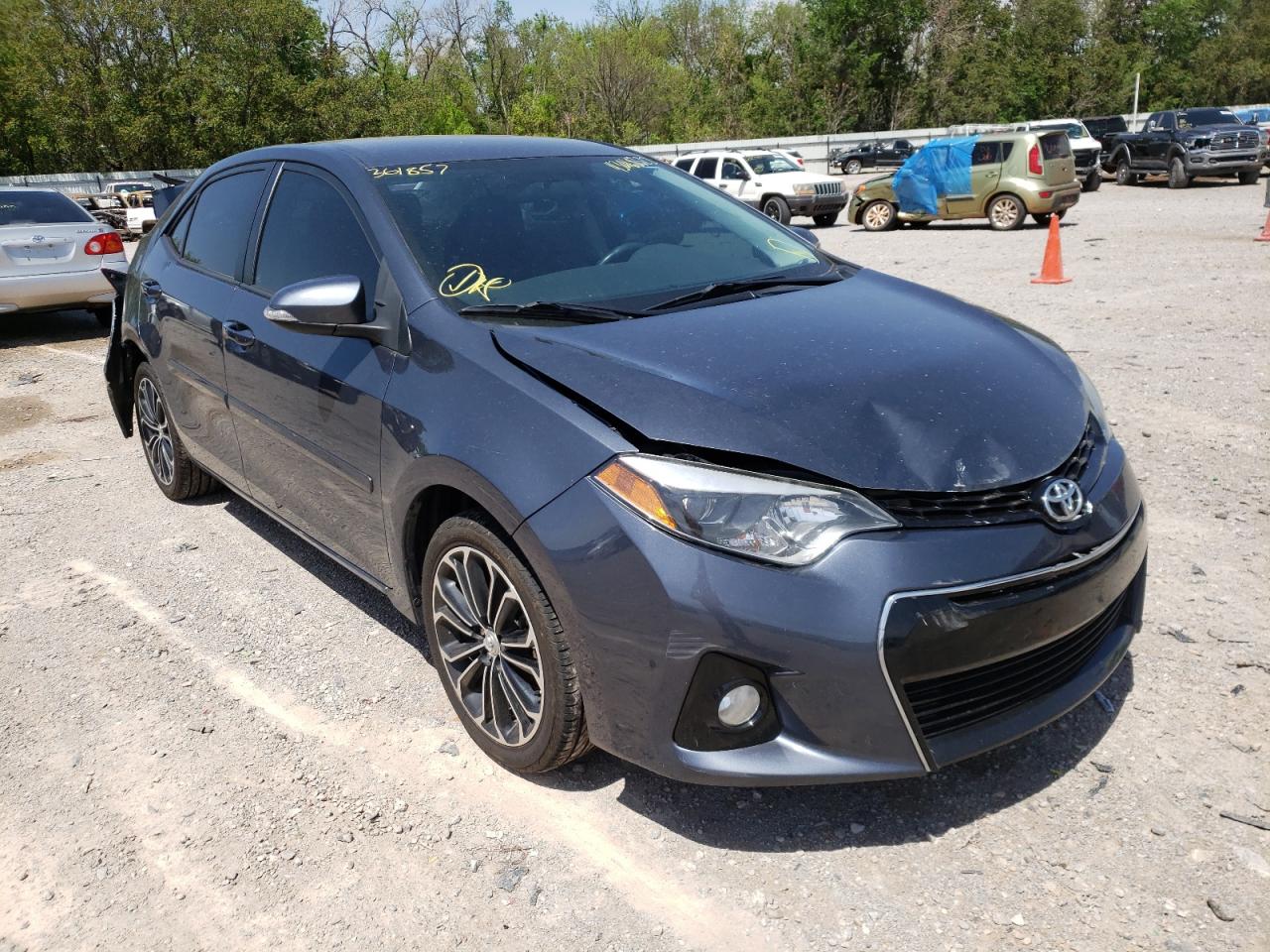 TOYOTA COROLLA L 2015 with VIN 5YFBURHE0FP361857 - Photo from auction