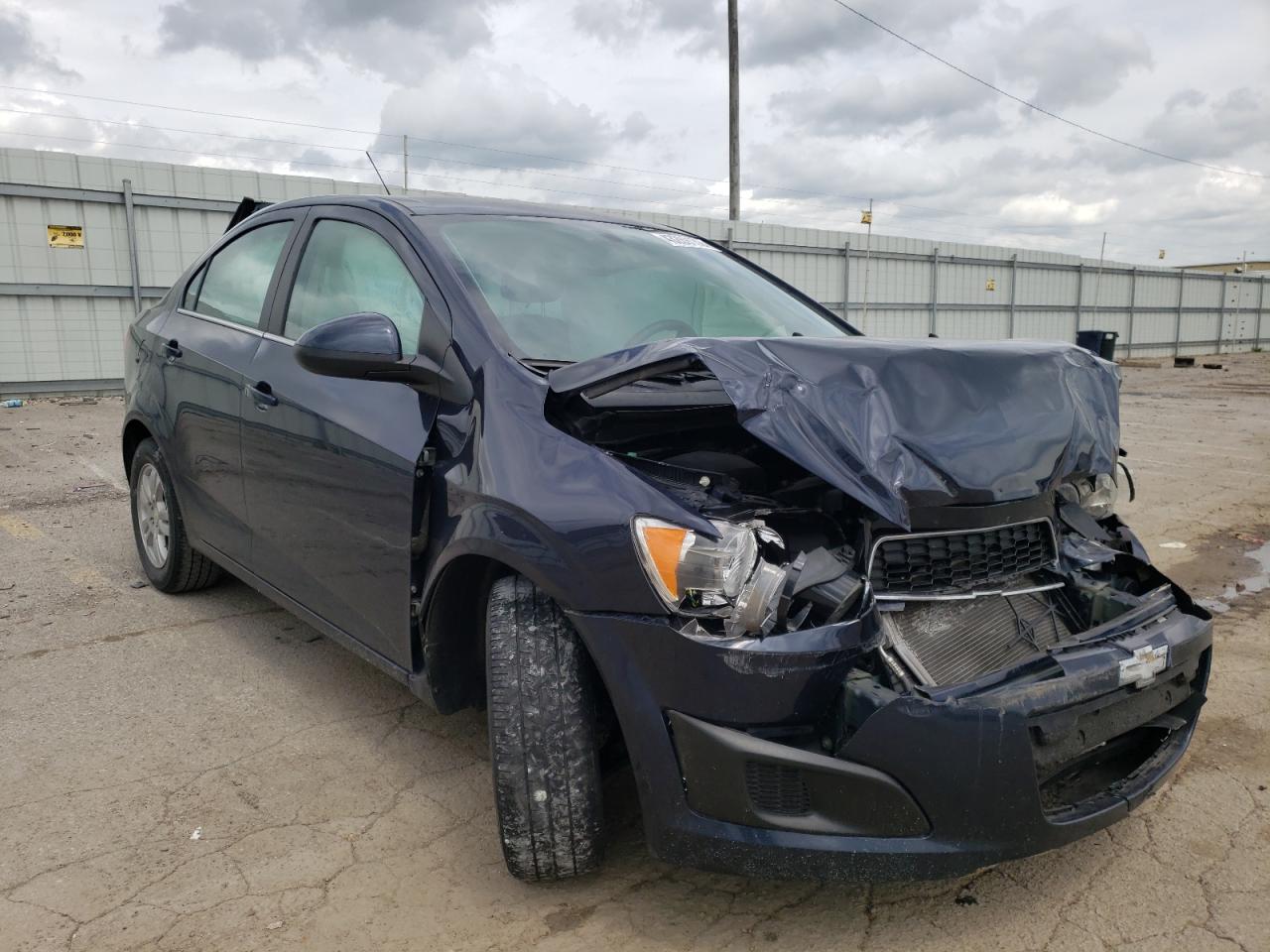 CHEVROLET SONIC LT 2015 with VIN 1G1JC5SH0F4148171 - Photo from auction