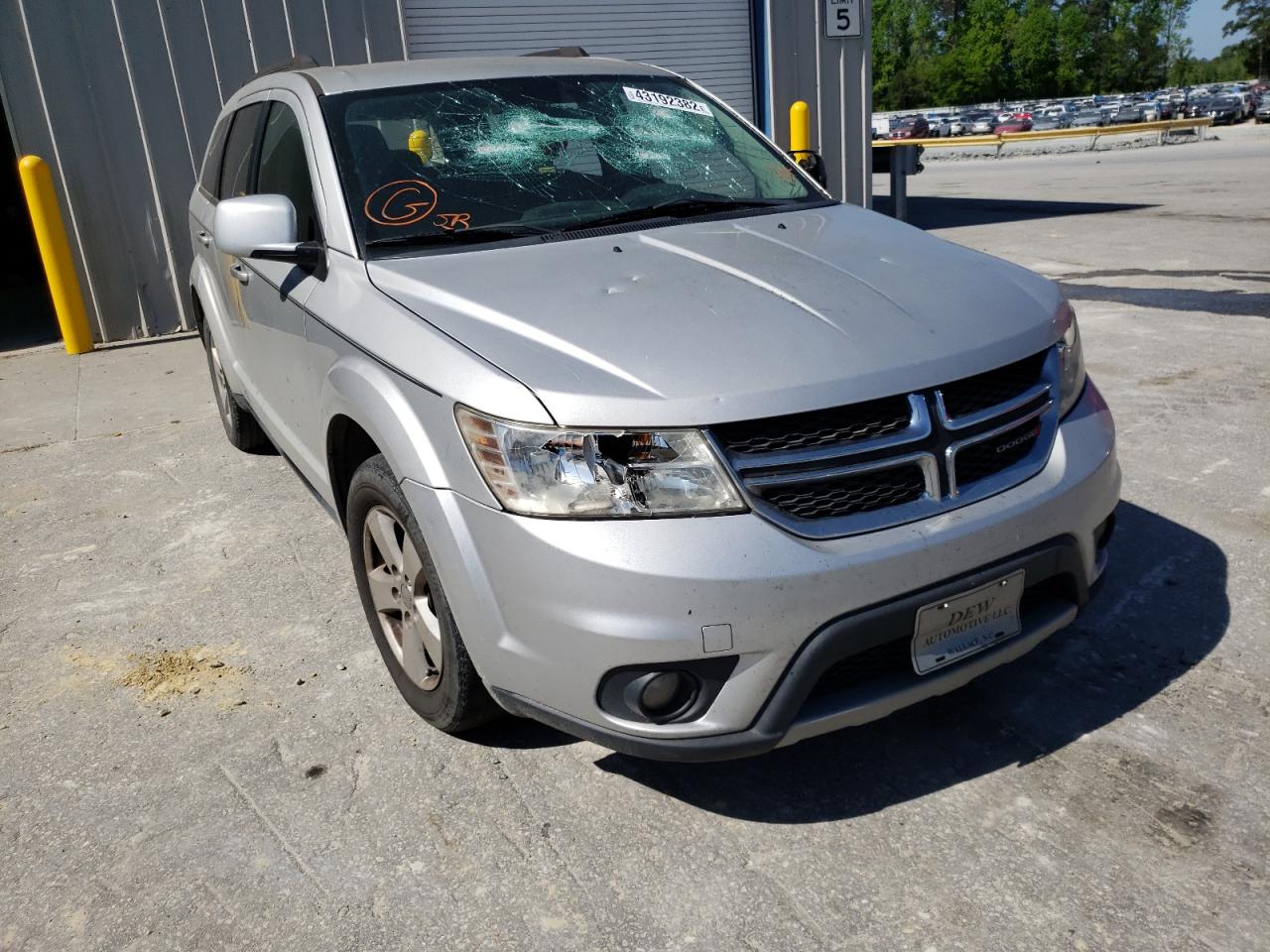 DODGE JOURNEY SX 2012 with VIN 3C4PDCBG1CT278038 - Photo from auction