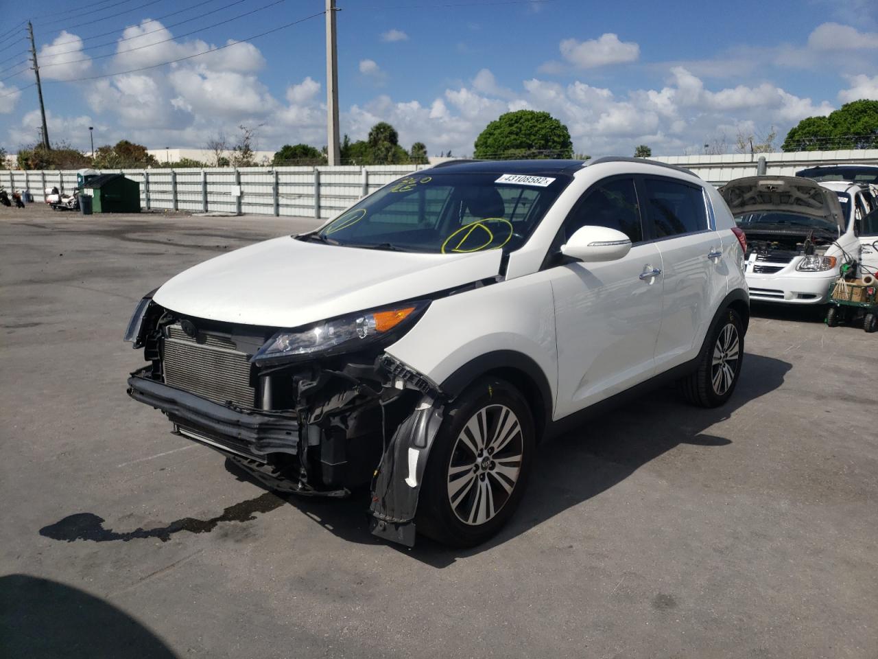 Photo 2 from auction – 2015 KIA SPORTAGE E with VIN KNDPC3AC6F7771238