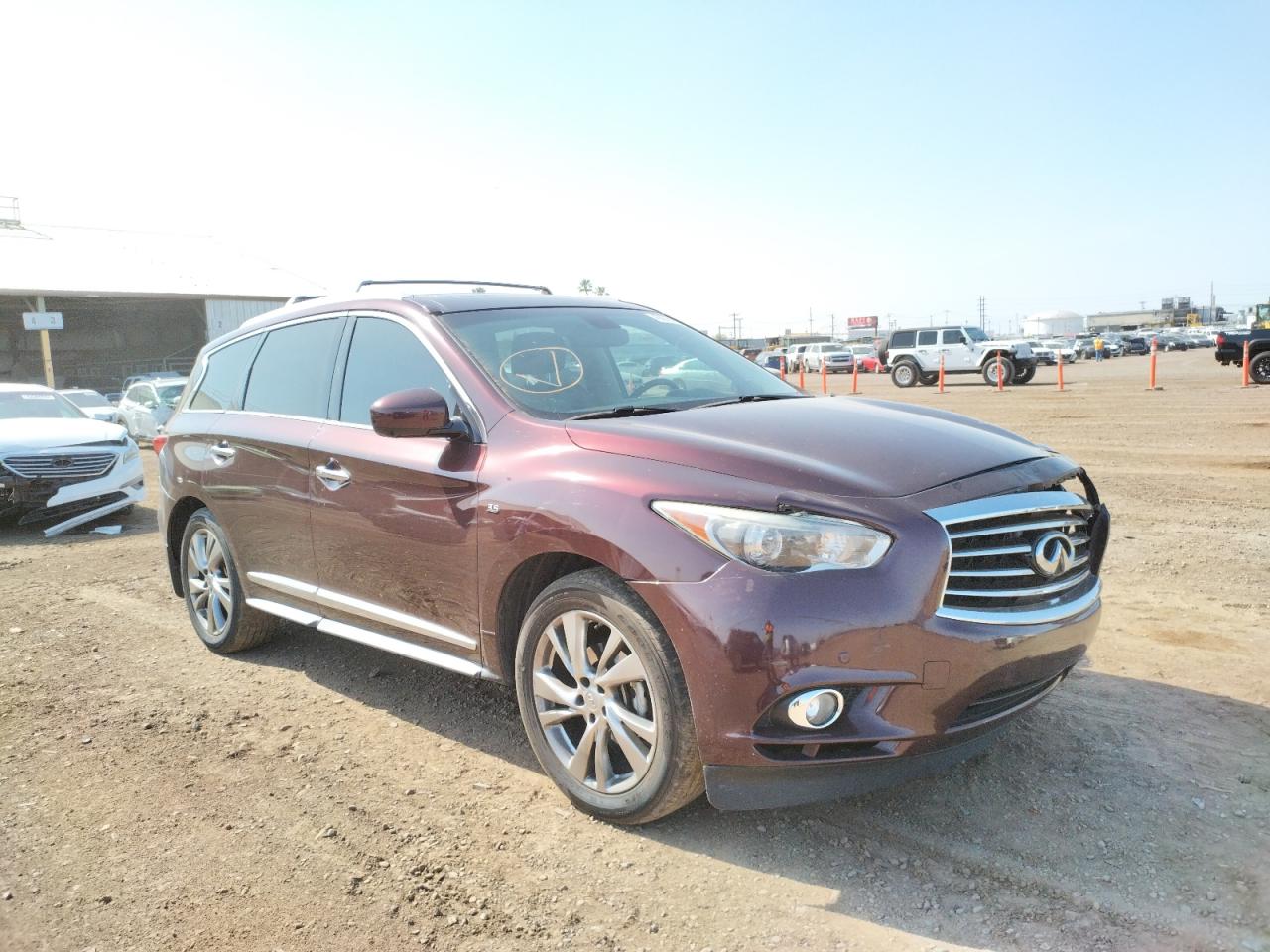 INFINITI QX60 2015 with VIN 5N1AL0MN4FC543968 - Photo from auction