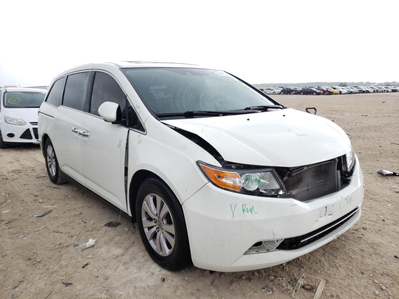 HONDA ODYSSEY EX 2014 with VIN 5FNRL5H67EB113277 - Photo from auction