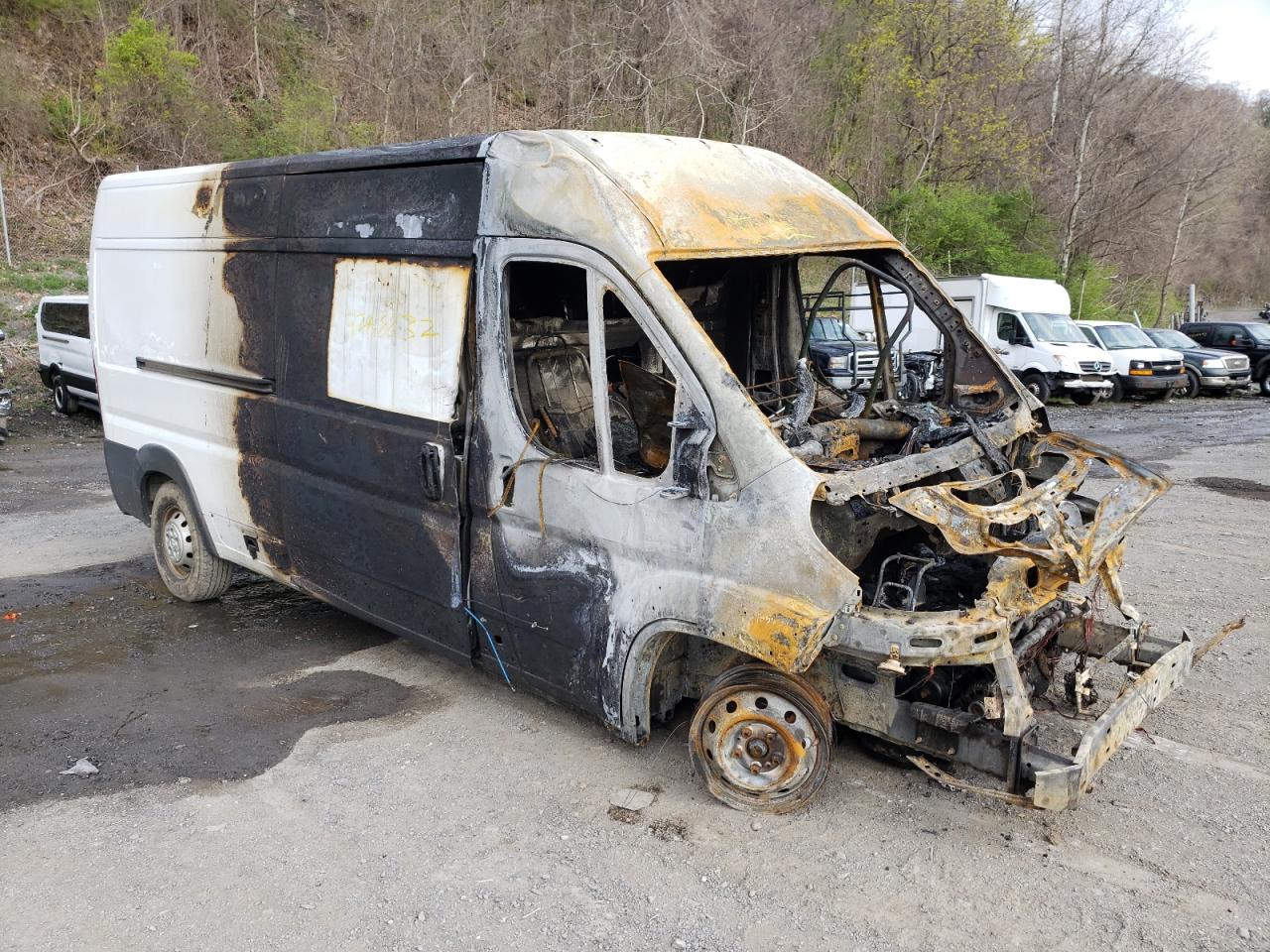 RAM PROMASTER 2015 with VIN 3C6TRVDG2FE501888 - Photo from auction
