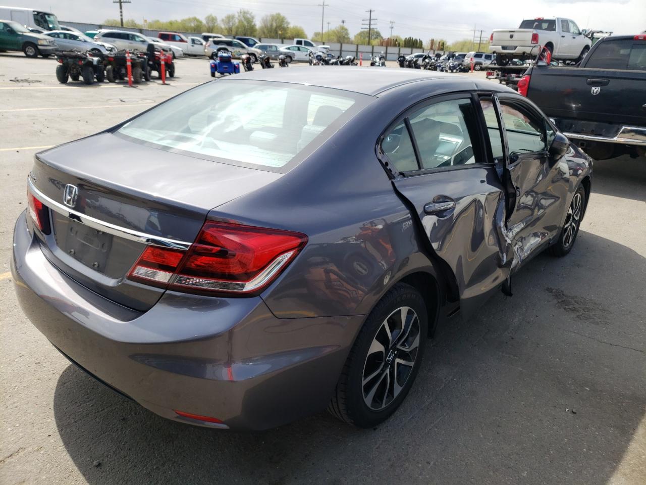 Photo 4 from auction – 2014 HONDA CIVIC EX with VIN 19XFB2F87EE073300