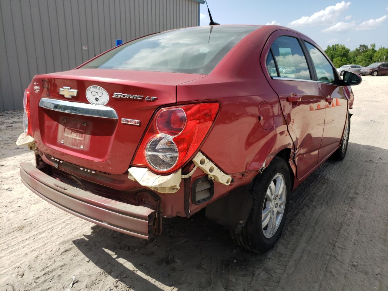 Photo 4 from auction – 2013 CHEVROLET SONIC LT with VIN 1G1JC5SB8D4248463