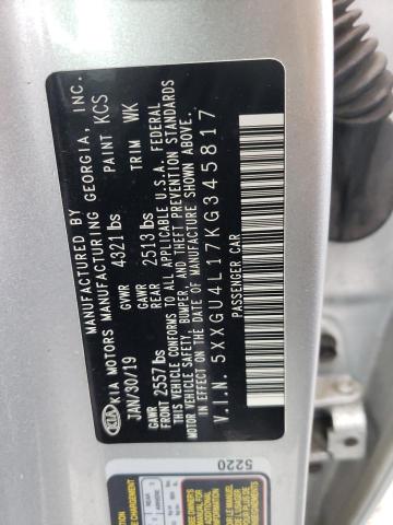 Photo 10 from auction – 2019 KIA OPTIMA EX with VIN 5XXGU4L17KG345817