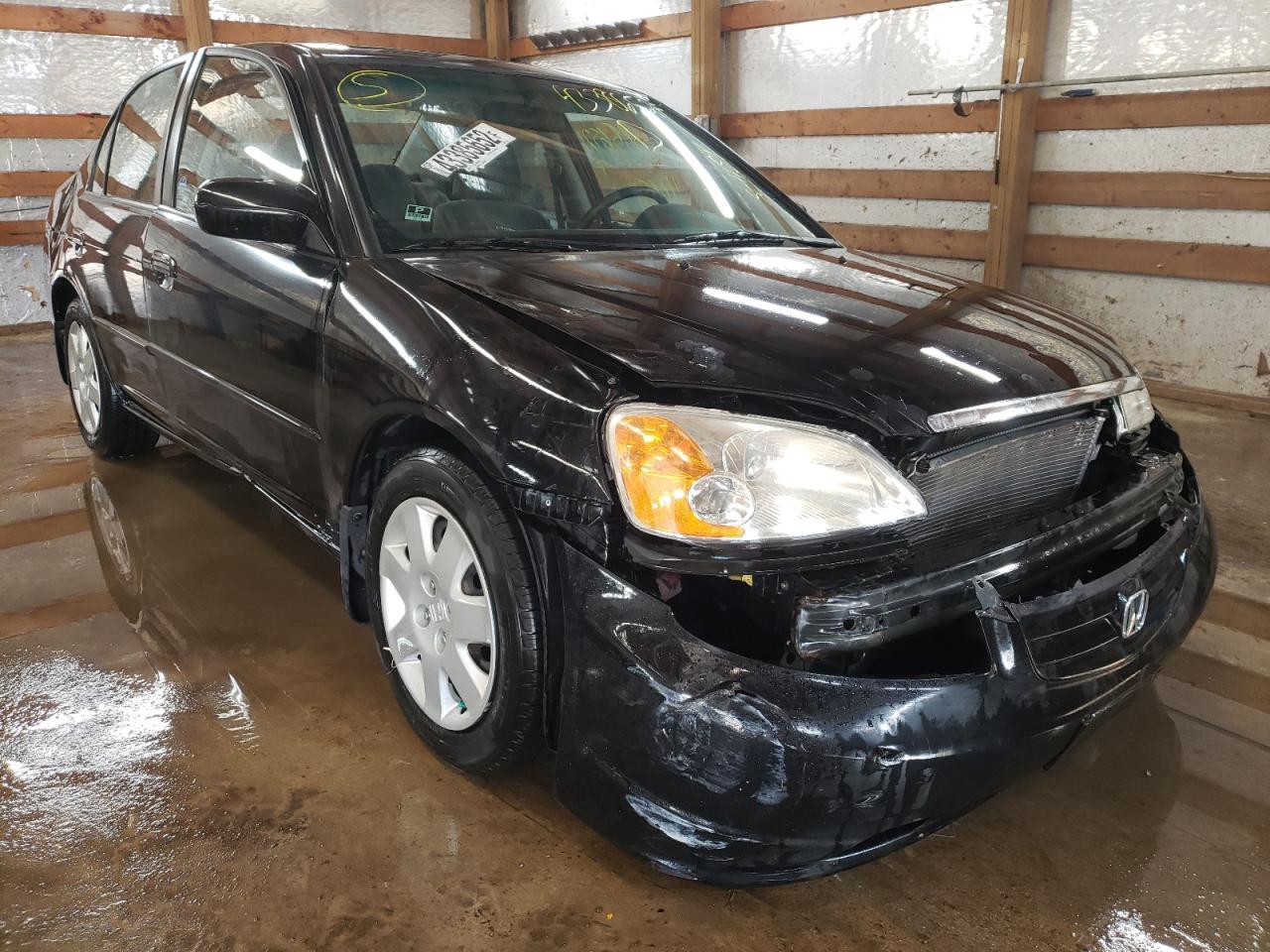 HONDA CIVIC EX 2002 with VIN 2HGES26832H501151 - Photo from auction