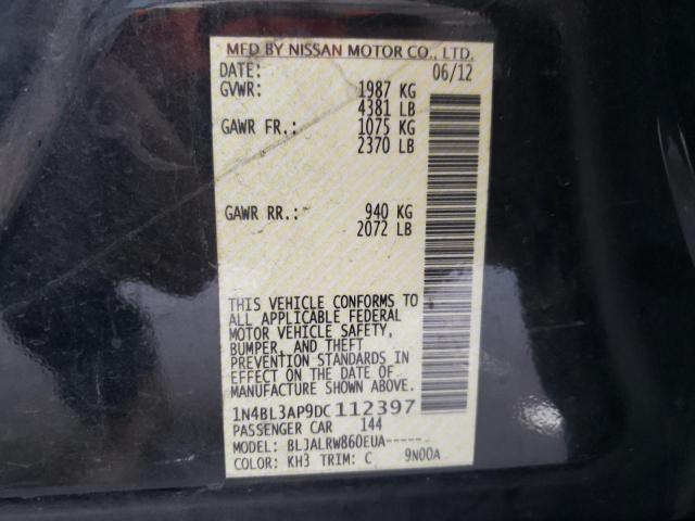 Photo 10 from auction – 2013 NISSAN ALTIMA 3.5 with VIN 1N4BL3AP9DC112397