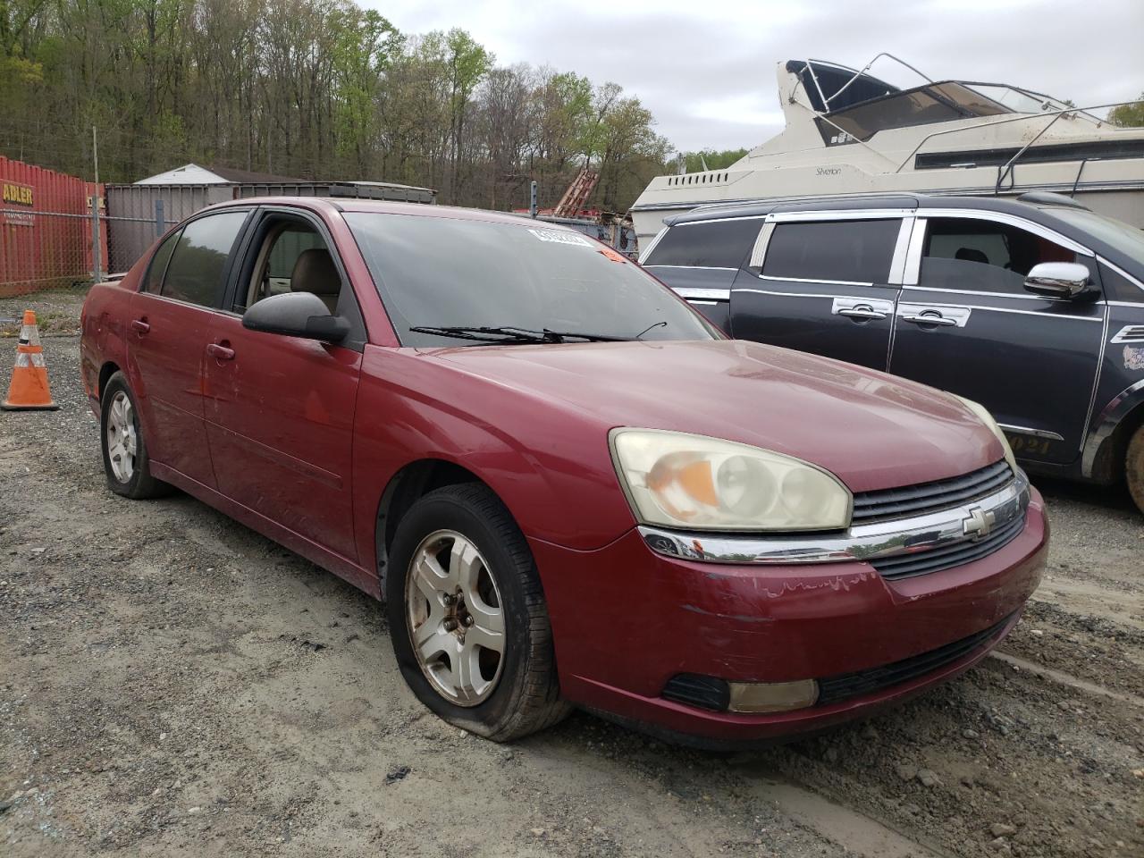 CHEVROLET MALIBU LT 2005 with VIN 1G1ZU54825F199221 - Photo from auction