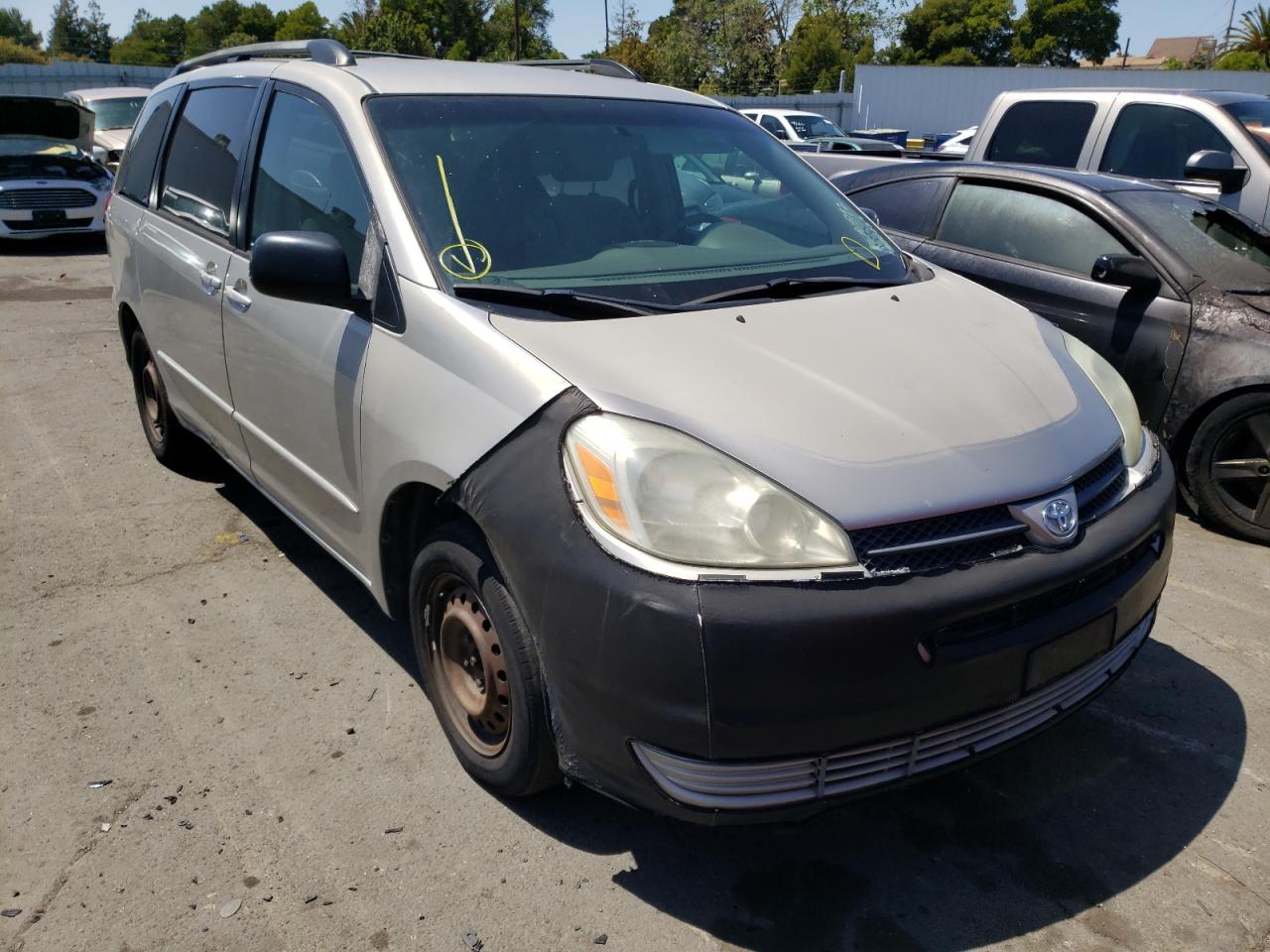 TOYOTA SIENNA CE 2004 with VIN 5TDZA23C44S185758 - Photo from auction