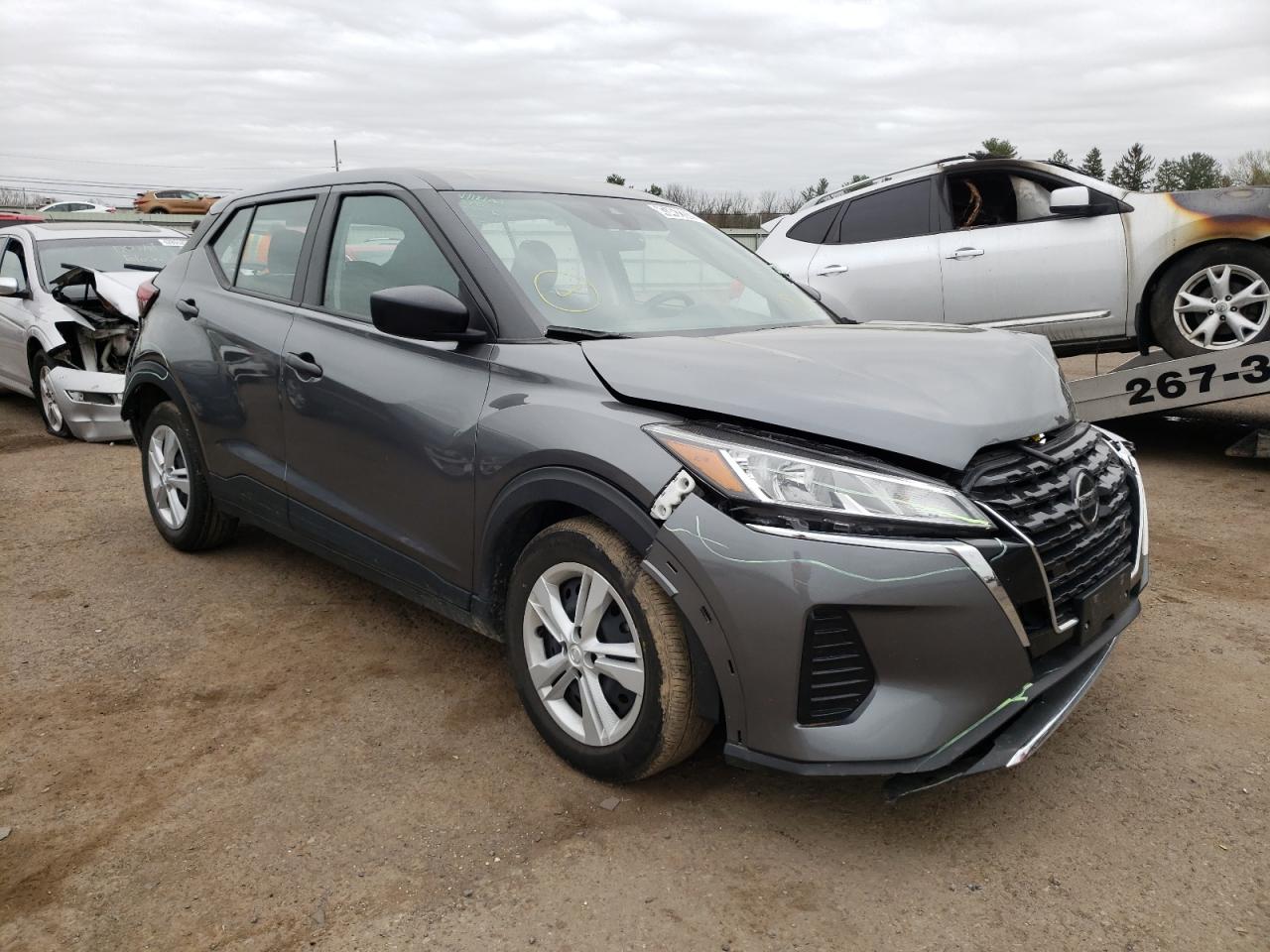 NISSAN KICKS S 2021 with VIN 3N1CP5BV6ML505180 - Photo from auction
