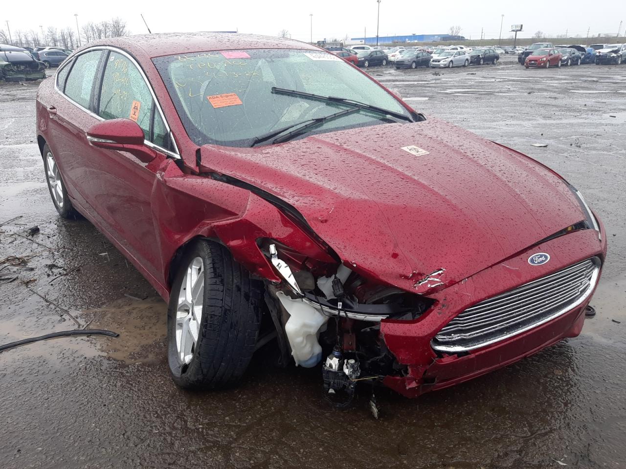 FORD FUSION SE 2016 with VIN 3FA6P0HD4GR380960 - Photo from auction