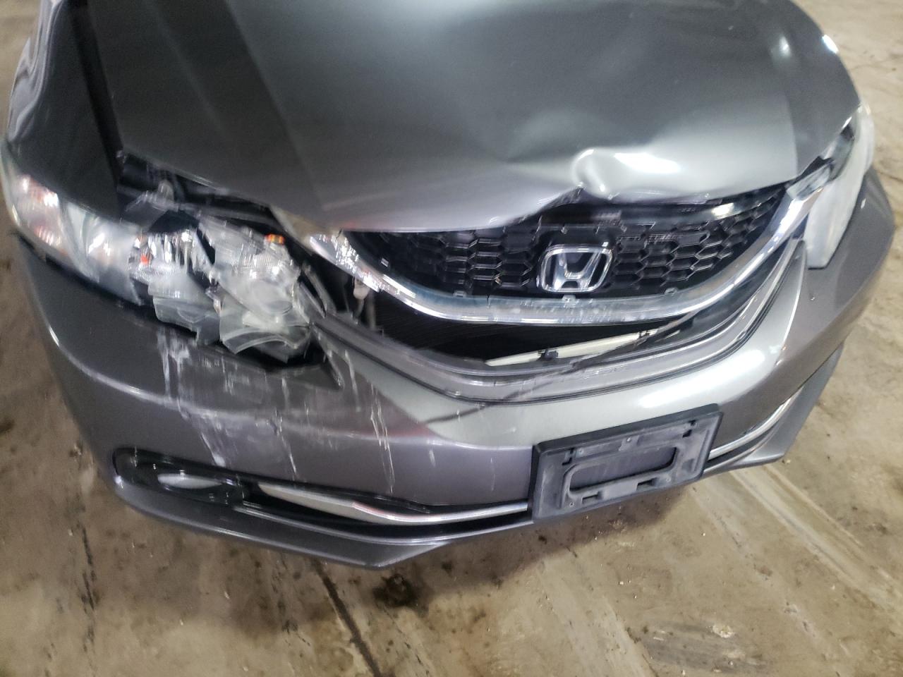 Photo 9 from auction – 2013 HONDA CIVIC EXL with VIN 19XFB2F98DE000542
