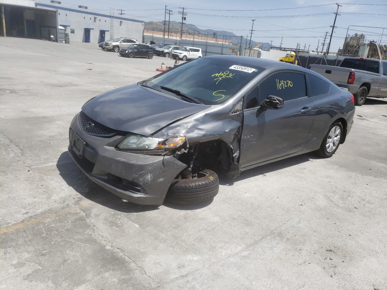 Photo 2 from auction – 2012 HONDA CIVIC with VIN 2HGFG3A54CH506160