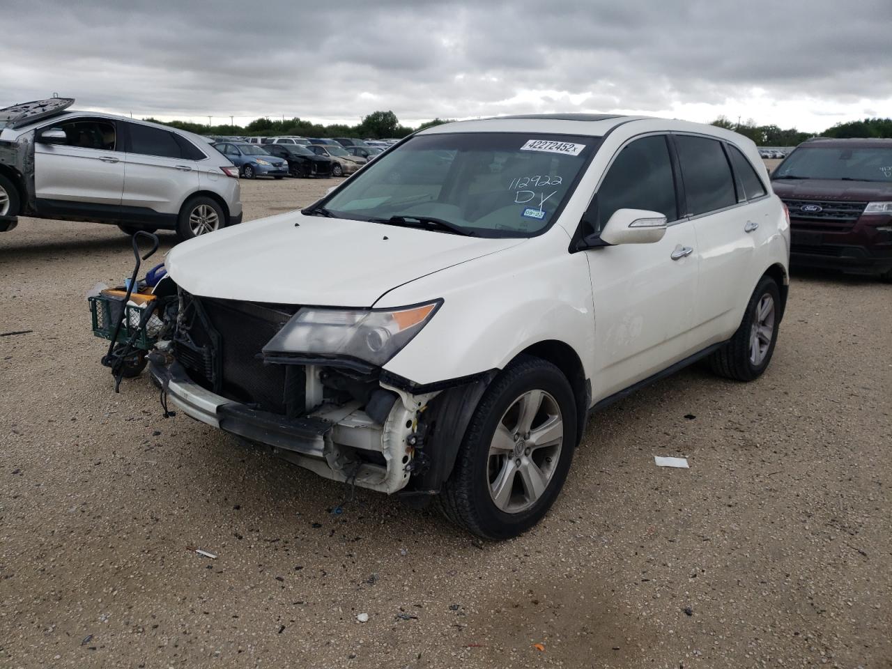 Photo 2 from auction – 2011 ACURA MDX TECHNO with VIN 2HNYD2H63BH500416
