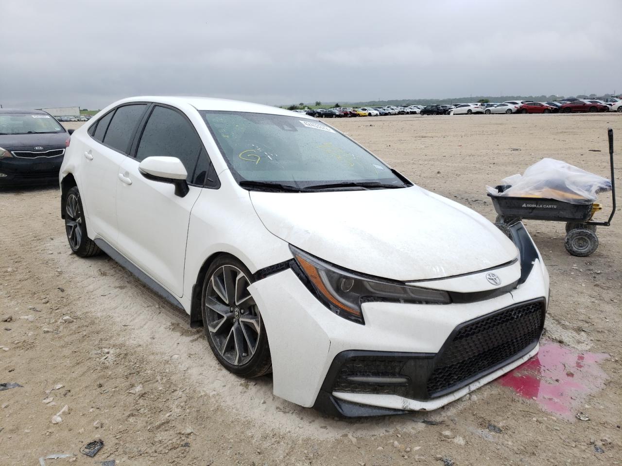 Photo 1 from auction – 2021 TOYOTA COROLLA SE with VIN 5YFS4MCE4MP084489