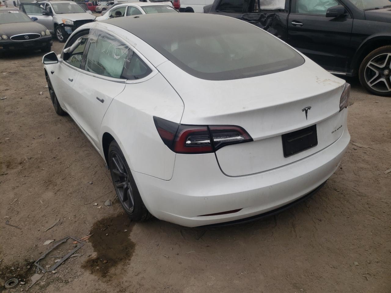 Photo 3 from auction – 2020 TESLA MODEL 3 with VIN 5YJ3E1EB7LF787212