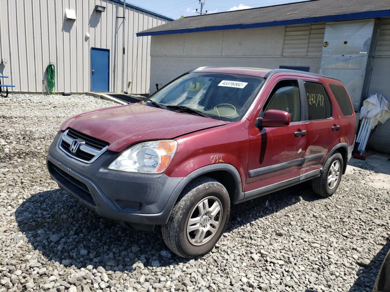 Photo 2 from auction – 2003 HONDA CR-V EX with VIN SHSRD78843U104438