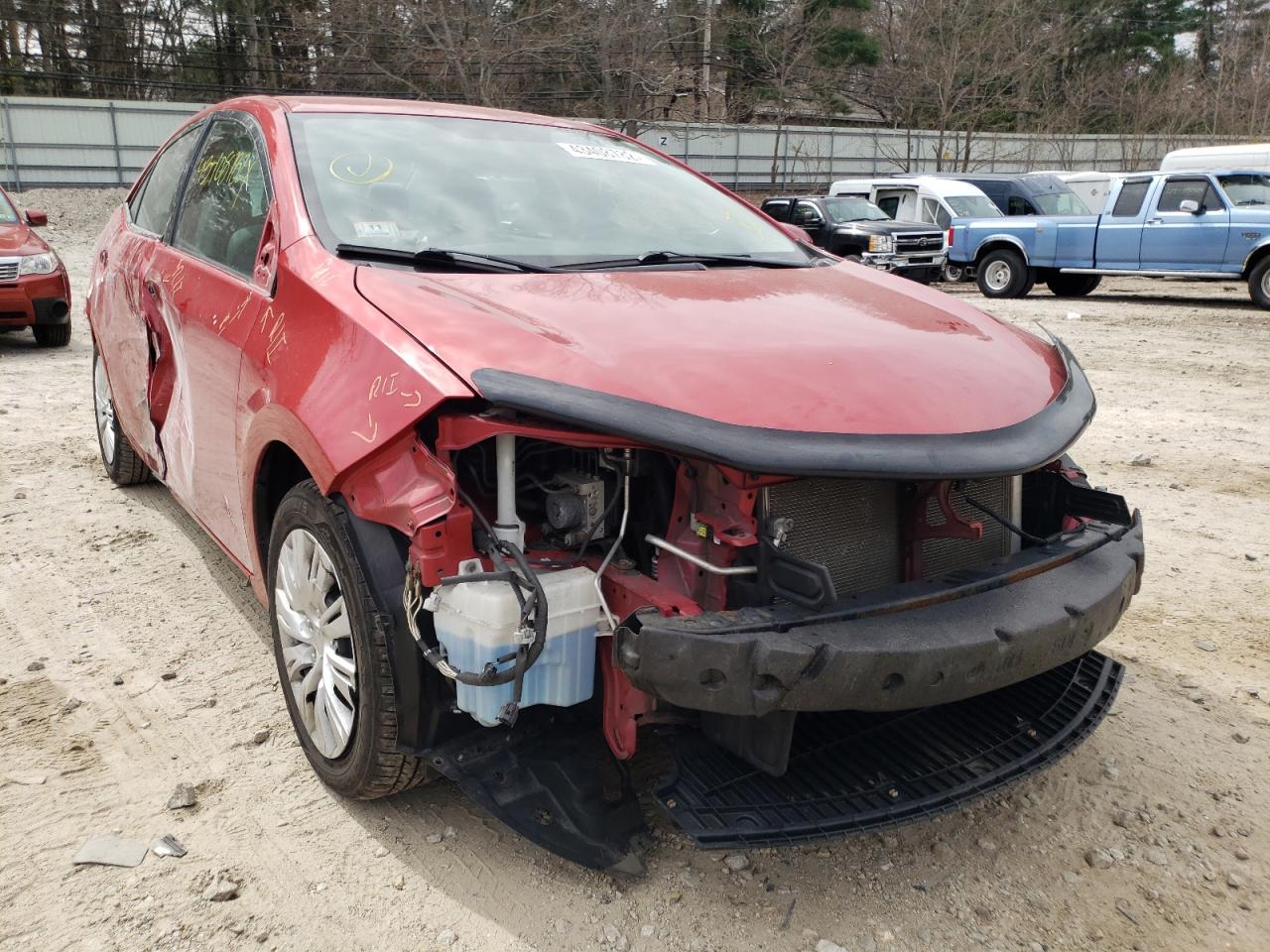 TOYOTA COROLLA LE 2016 with VIN 2T1BURHE0GC743856 - Photo from auction