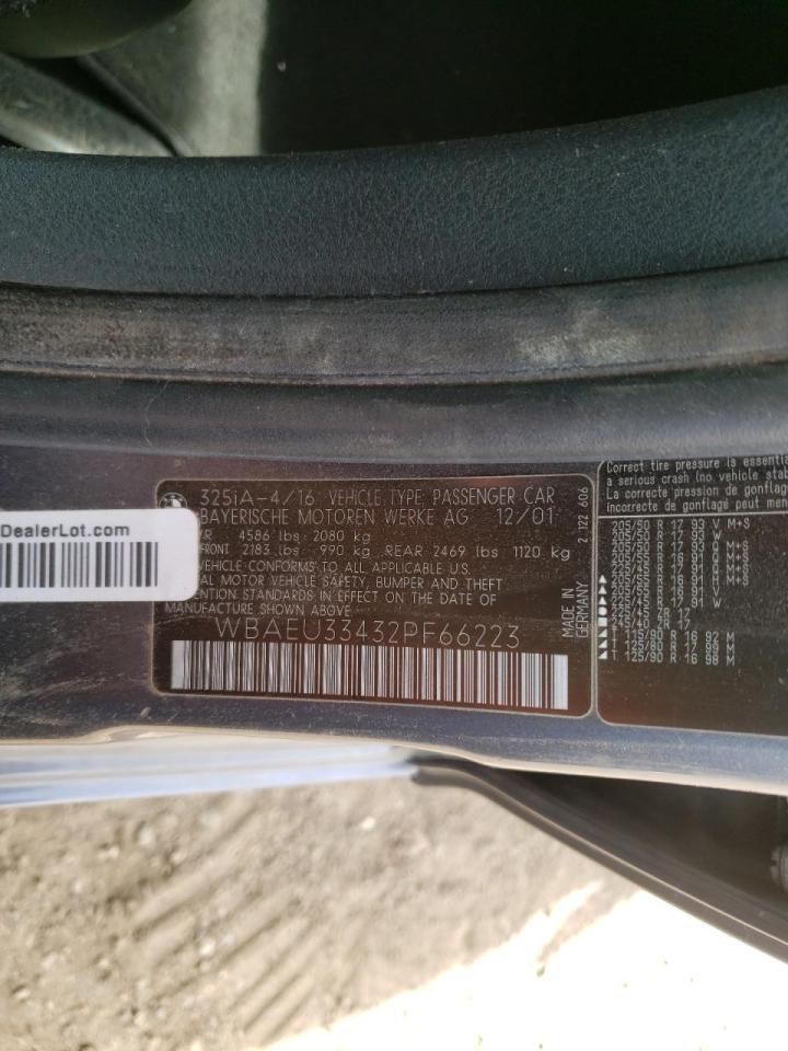 صورة رقم 10 من المزاد - 2002 BMW 325 XI مع VIN WBAEU33432PF66223