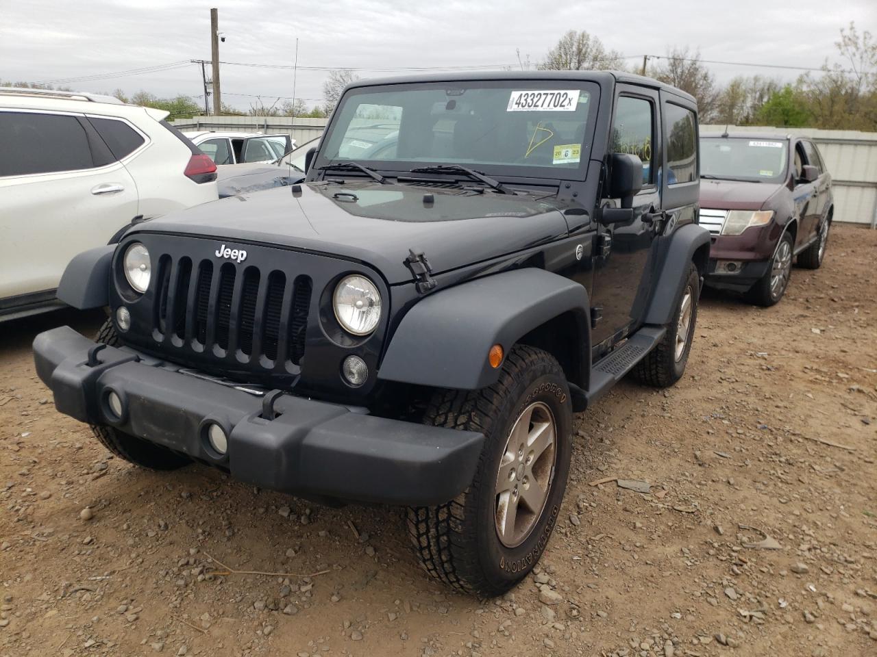 Photo 2 from auction – 2016 JEEP WRANGLER S with VIN 1C4AJWAG2GL287690