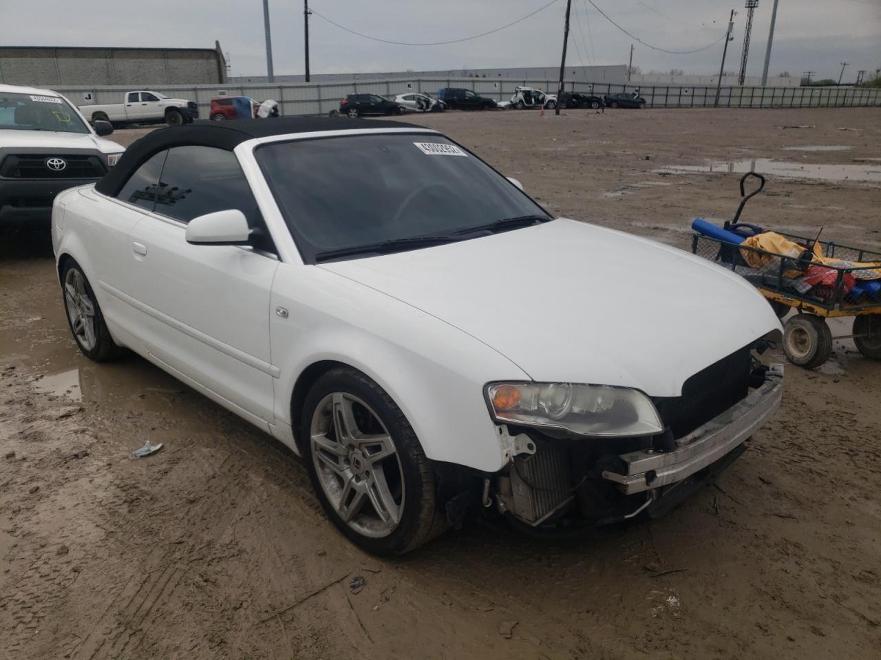 AUDI A4 2.0T CA 2008 with VIN WAUDF48HX8K006435 - Photo from auction