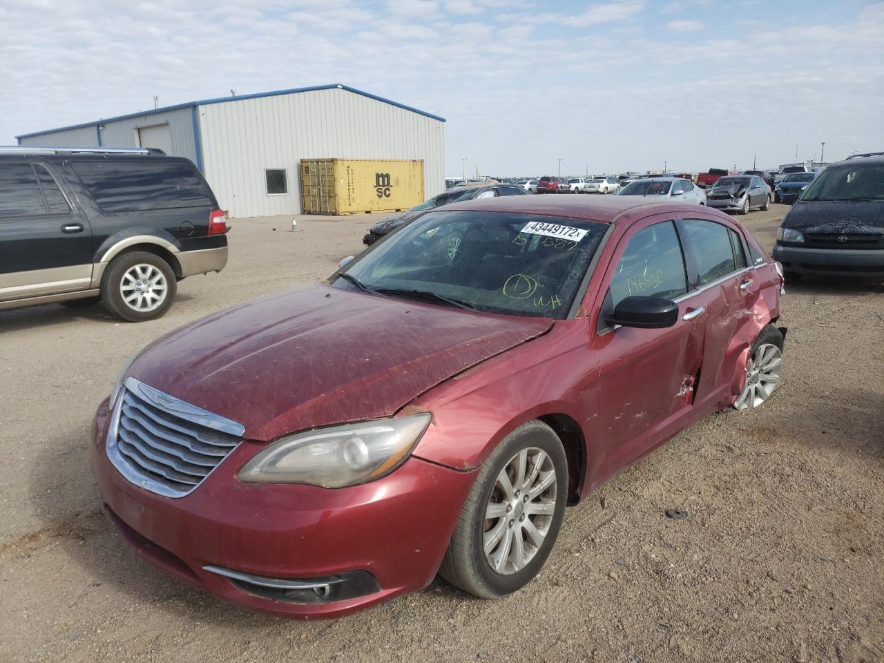 Photo 2 from auction – 2014 CHRYSLER 200 LIMITE with VIN 1C3CCBCG9EN157582