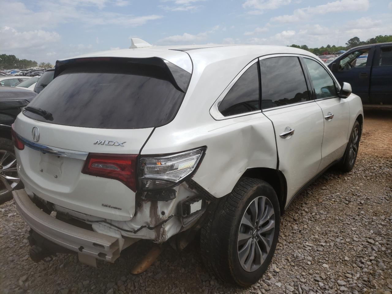 Photo 4 from auction – 2014 ACURA MDX TECHNO with VIN 5FRYD4H42EB036821