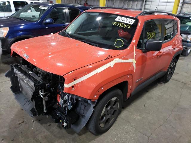 Photo 2 from auction – 2017 JEEP RENEGADE S with VIN ZACCJAAB2HPF91132