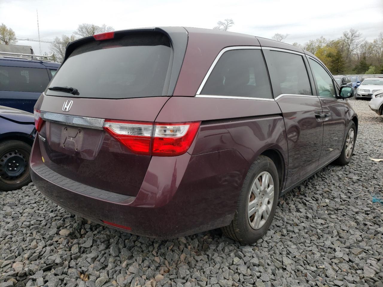 Photo 4 from auction – 2012 HONDA ODYSSEY LX with VIN 5FNRL5H25CB132792