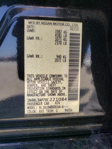 Photo 10 from auction – 2013 NISSAN ALTIMA 3.5 with VIN 1N4BL3AP7DC221084