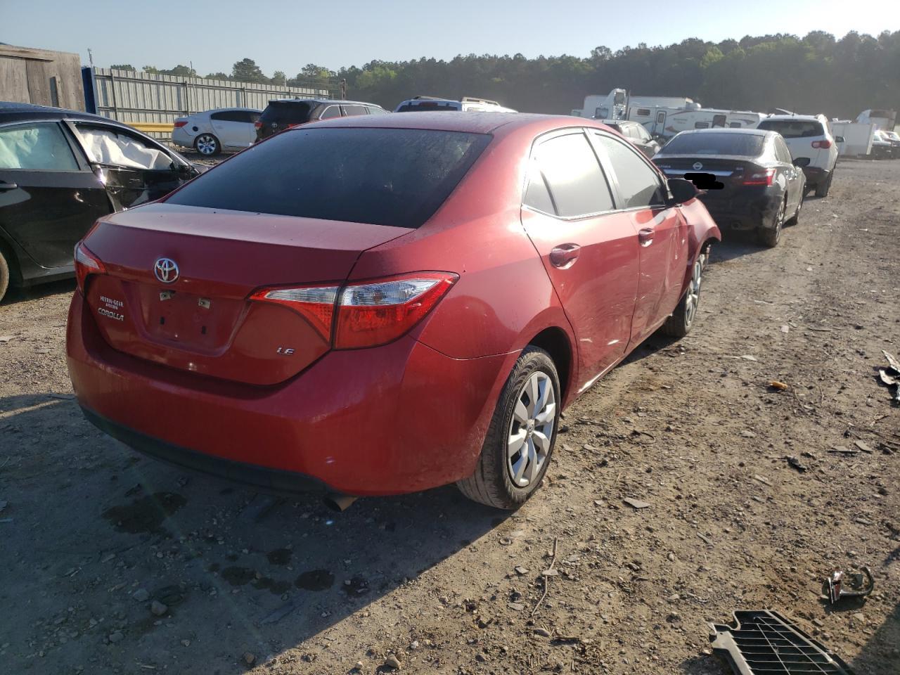 Photo 4 from auction – 2016 TOYOTA COROLLA L with VIN 5YFBURHE4GP514967
