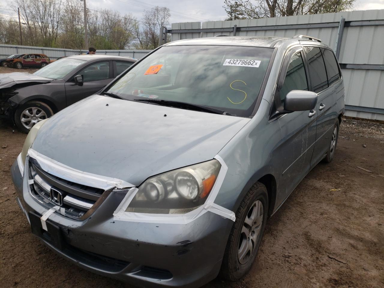 Photo 2 from auction – 2007 HONDA ODYSSEY EX with VIN 5FNRL387X7B011312