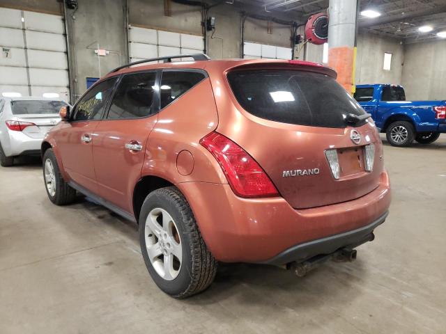Photo 3 from auction – 2004 NISSAN MURANO with VIN JN8AZ08T54W218323