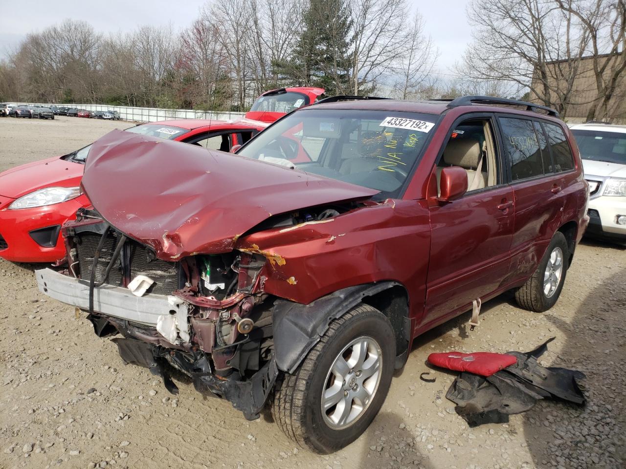 Photo 2 from auction – 2001 TOYOTA HIGHLANDER with VIN JTEHD21A110009393