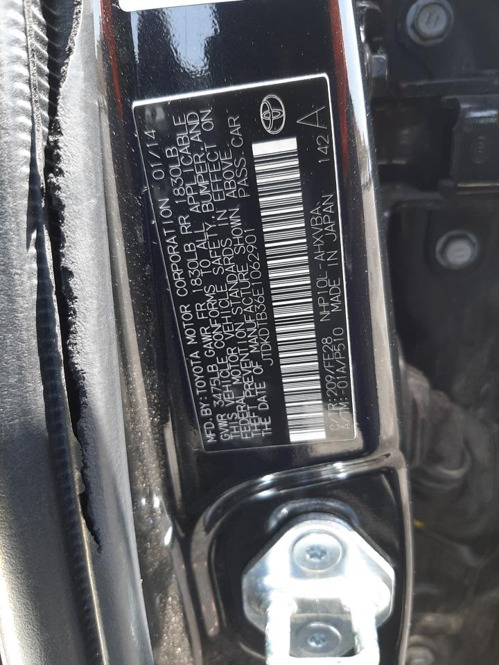 Photo 10 from auction – 2014 TOYOTA PRIUS C with VIN JTDKDTB36E1062901