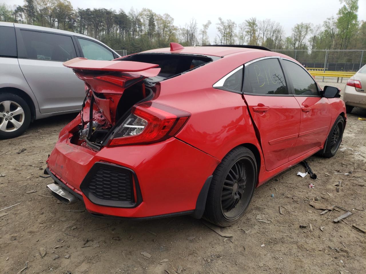 Photo 4 from auction – 2017 HONDA CIVIC SI with VIN 2HGFC1E55HH705378