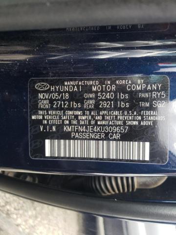 Photo 10 from auction – 2019 GENESIS G80 BASE with VIN KMTFN4JE4KU309657
