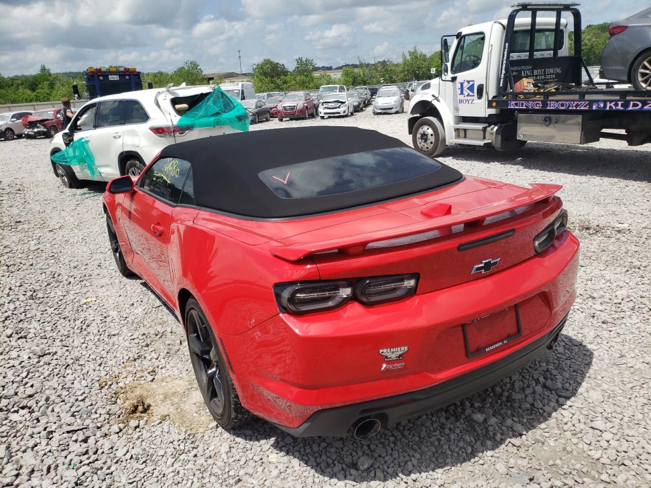 Photo 3 from auction – 2019 CHEVROLET CAMARO LT with VIN 1G1FD3DS5K0158860
