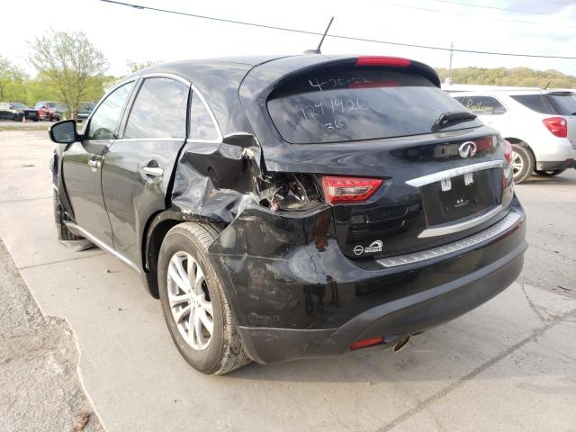Photo 3 from auction – 2017 INFINITI QX70 with VIN JN8CS1MW5HM410913